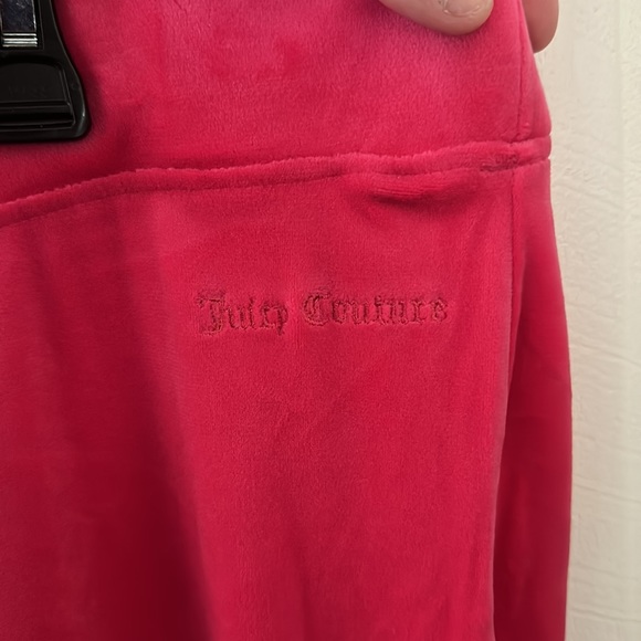 JUICY COUTURE PLUS SIZE VELOUR TRACK PANT: VIXEN PINK: NWT: SZ 2X - Picture 4 of 6